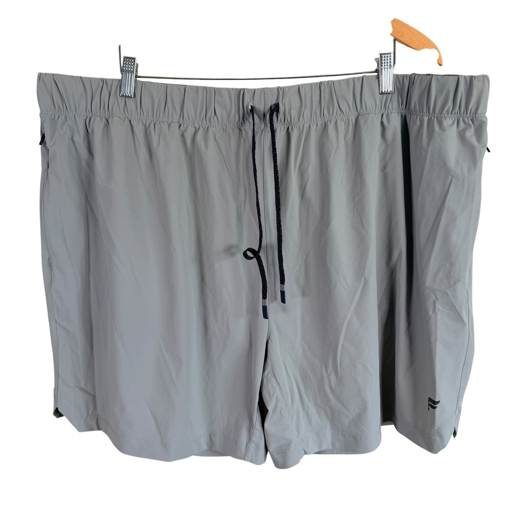 Fabletics The One 5" Athletic Shorts Mens 2XL Gray Elastic Waist Pockets